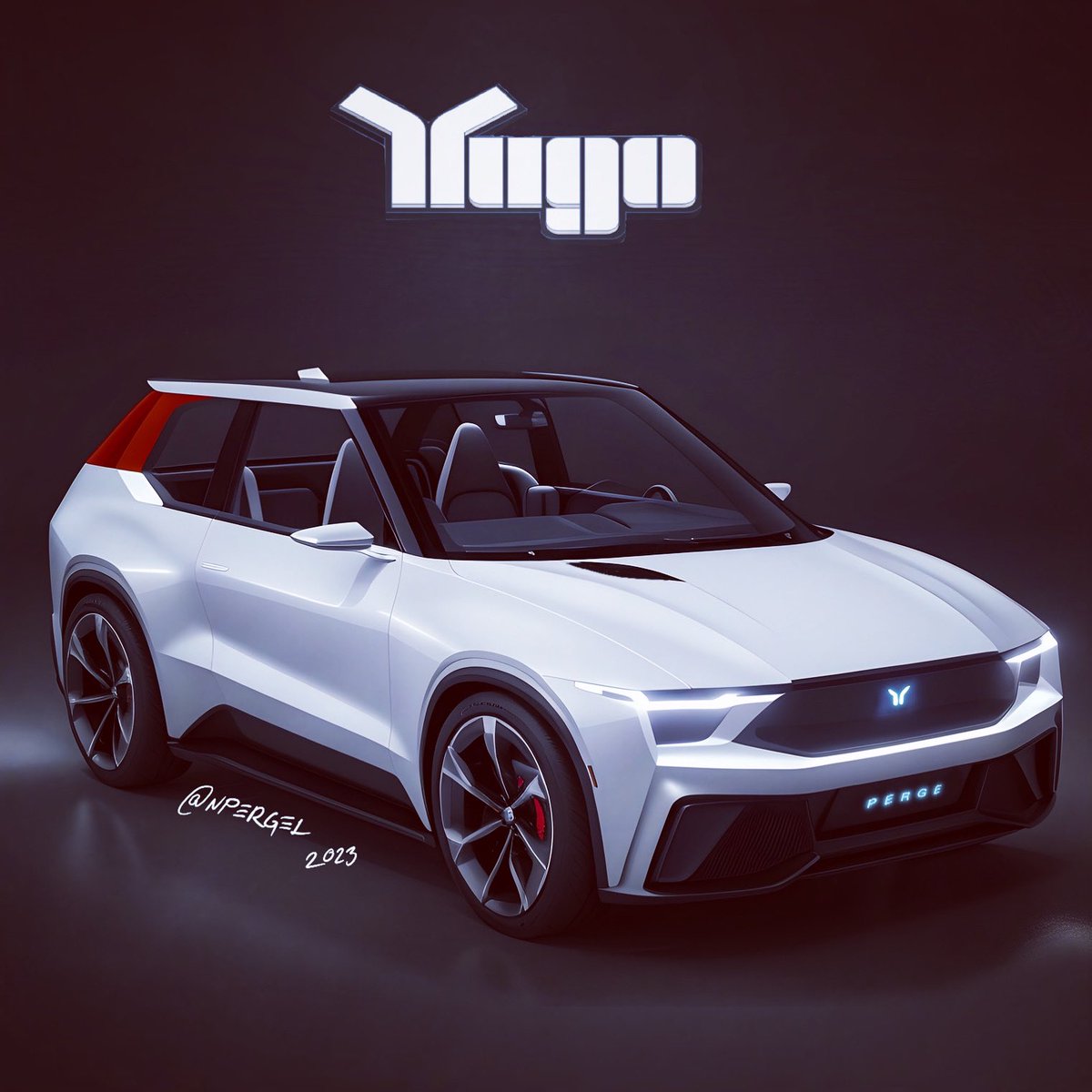 PergeLaci's tweet photo. I just finished a concept car for Yugo. I made it just for fun. Let me know do you like it. #yugo #conceptart #zastava https://t.co/ag4MZbJu5W