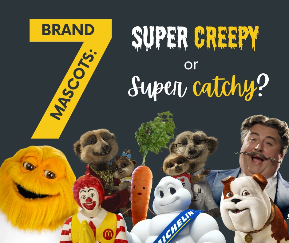 Brand mascots: They can be the charmers, the creepers, or the ones that simply stick like glue in our minds. 🧠 Read our latest blog here 👉 bit.ly/484Jp5n  and hopefully these won’t bring up any repressed memories! 

#BrandMascots #BraceCreative