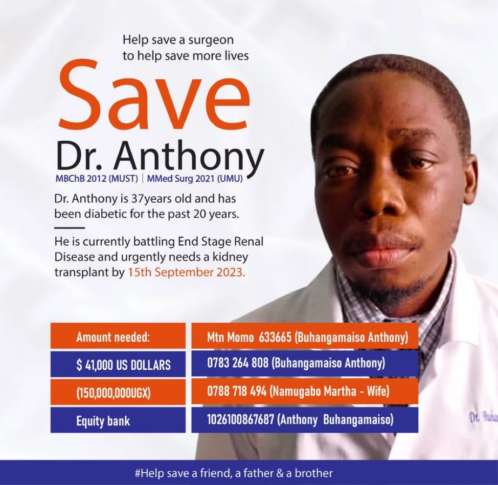 2/2   … they need Shs 150M/. So far they’ve mobilised 44,967,000/. They need Shs 105,033,000 more to save Anthony.

Nothing is too little. x.com/messages/media…