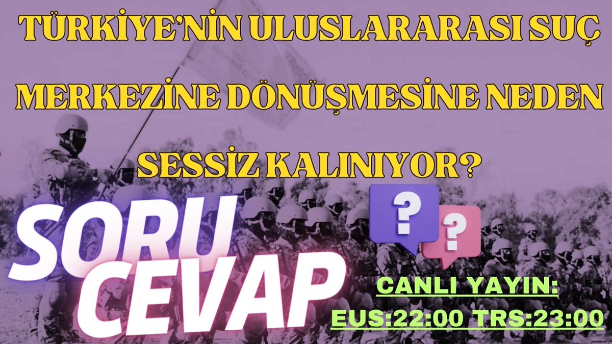 cenik_kemal70's tweet photo. AFRİN VE İDLİP, TÜRKİYE'NİN SUÇ ÜRETME LABARATUARI!
#derazor #minbiç #rojava #kerkük #ırak #abd #suriye #rusya #tecritinsanlıksuçudur #insanhaklarısuçları #savaşsuçları
YAYIN LİNKİMİZ: https://t.co/42tiIlQegL https://t.co/o9cOKIBfJ2