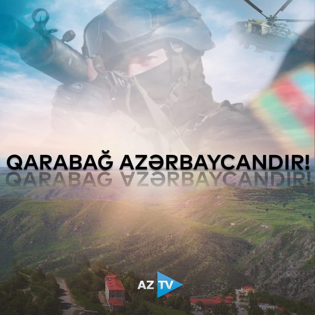 #SONDAKİKA 🔴 Azerbaycan Devlet Televizyonu: 🇦🇿KARABAĞ AZERBAYCANDIR!