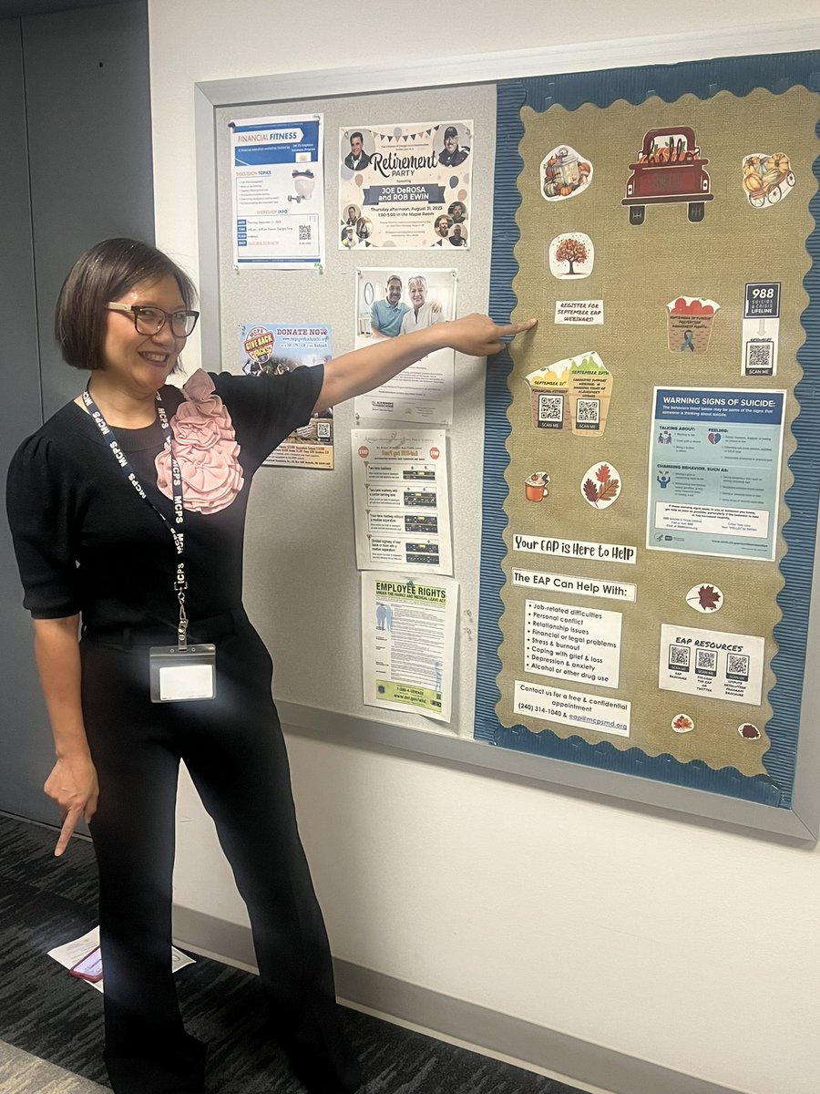Darlene M. Harris (@mcpsedohrd) on Twitter photo Look who is hard at work? Christina Wang is getting the information out to central office staff <a href="/MCPS_EAP/">MCPS Employee Assistance Program</a> Look who is hard at work? Christina Wang is getting the information out to central office staff <a href="/MCPS_EAP/">MCPS Employee Assistance Program</a>