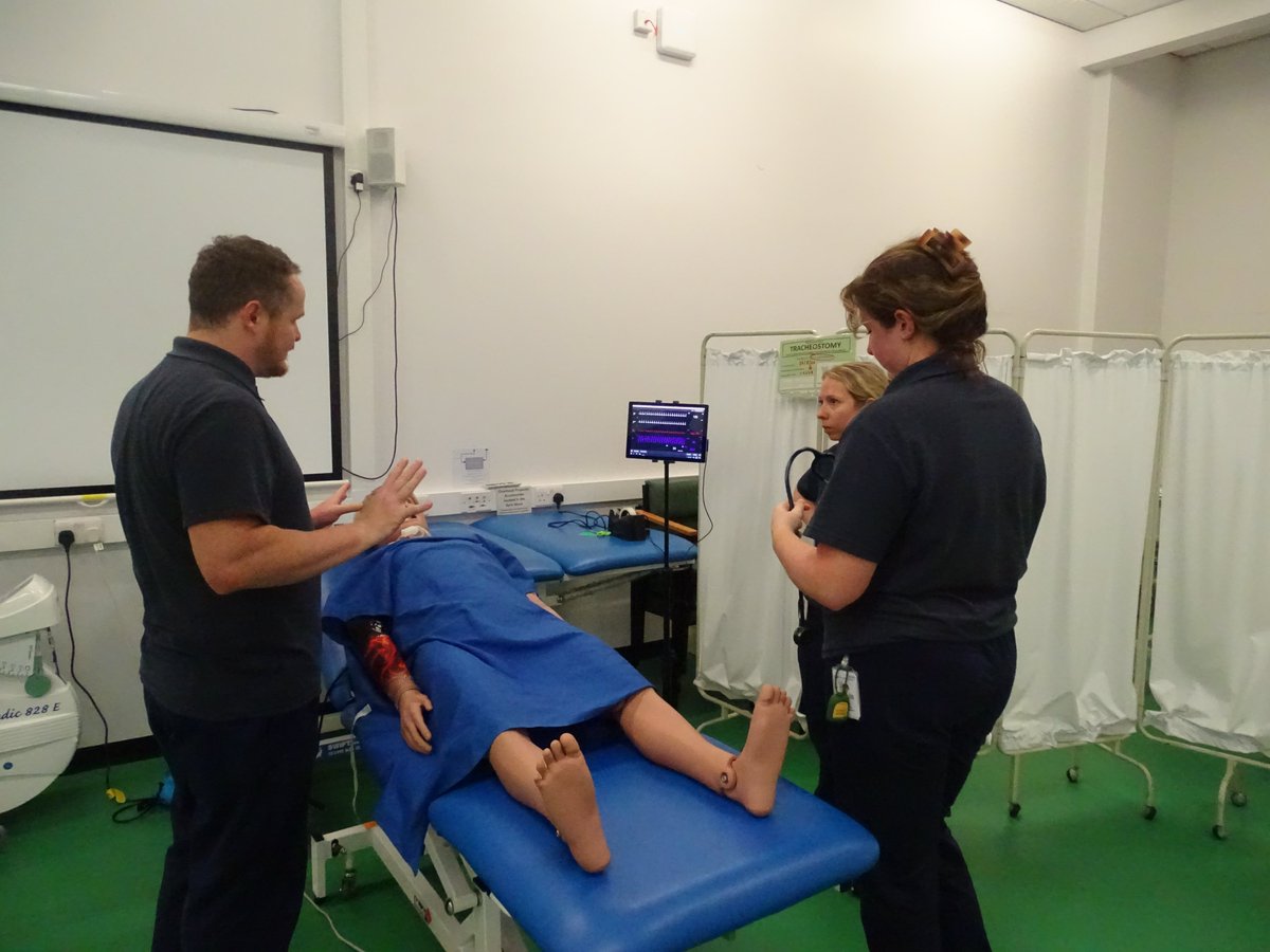 ELHT_DERI's tweet photo. Working with @ELHT_PTOT the last 2 days supporting on-call physio training. CAE Ares allowing the running of mock scenarios to practice skills outside the current clinical caseloads https://t.co/SpdRoHiqyx