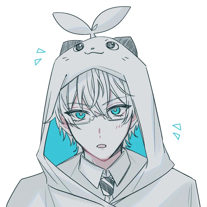 #まめねことレオス ポンチョ感謝 