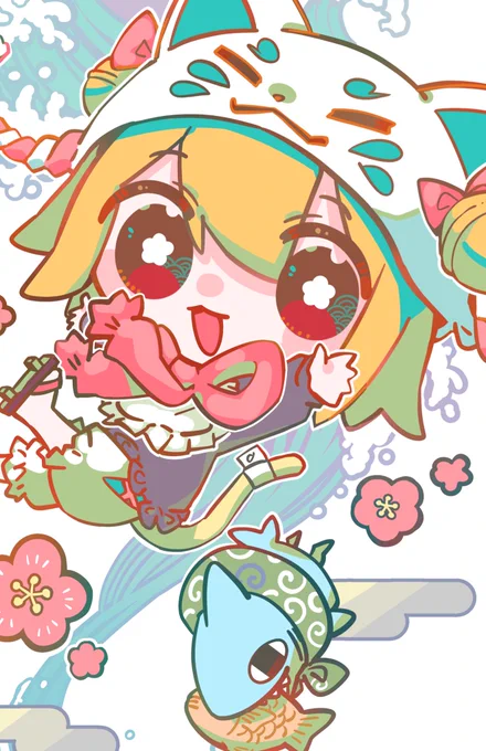学園祭で販売予定のイラスト 