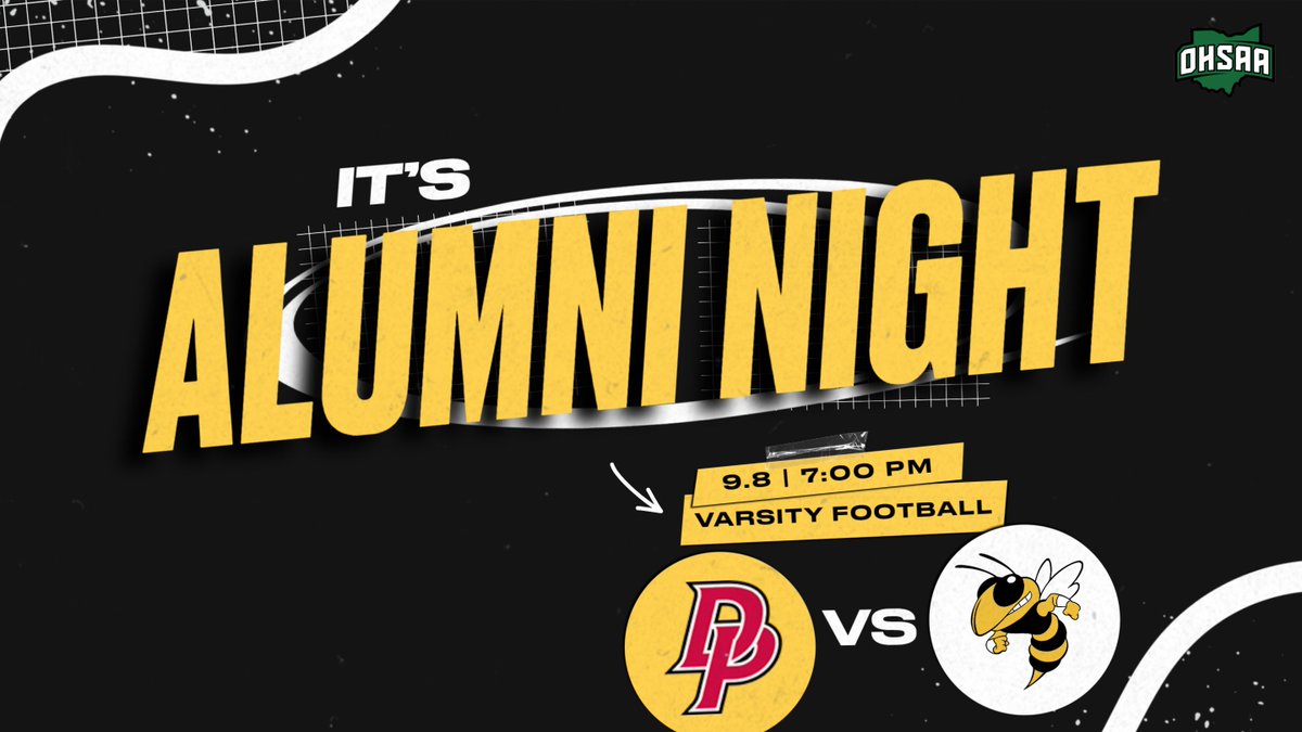 HS Football hosts Deer Park tonight as they open up CHL play. 

&gt;&gt; ALL TAYLOR ALUMNI GET IN FREE &lt;&lt;

📍: 56 Cooper Ave // Cleves, OH 452002
🎟️: thetayloryellowjackets.com/tickets/
📺: team1sports.com/highschool/oh/…
