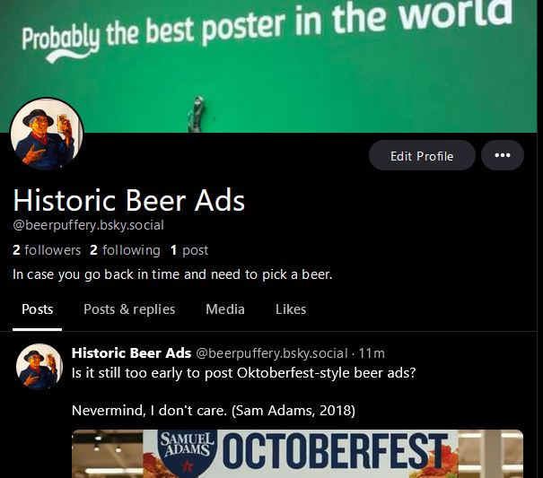 Historic Beer Ads tweet media