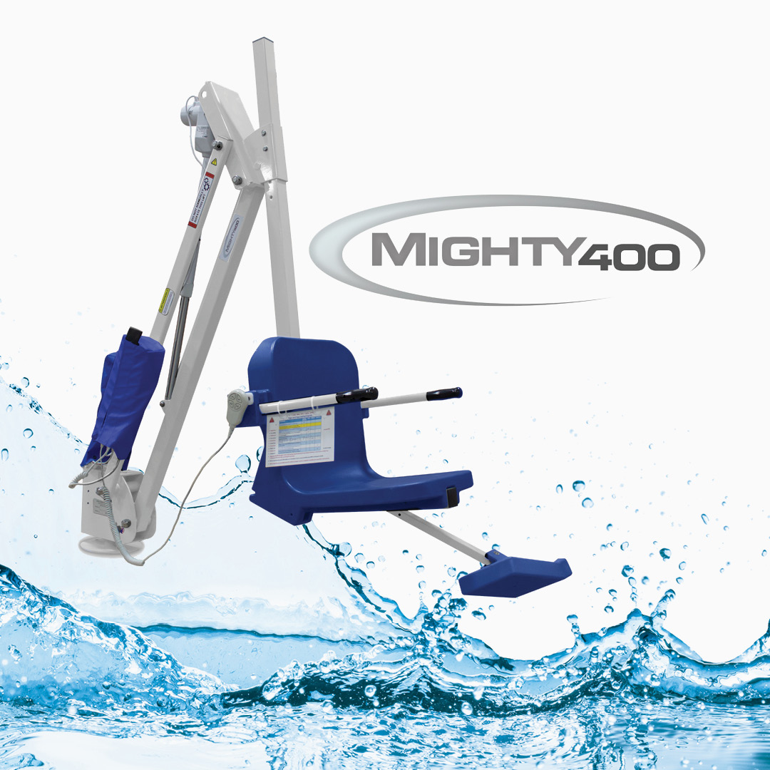 The new Mighty series is UL Certified to meet pool lift safety standards. It was designed for in ground anchoring and an ideal lift for easy and affordable ADA compliance. Learn more about this product here: bit.ly/44Jk5yW