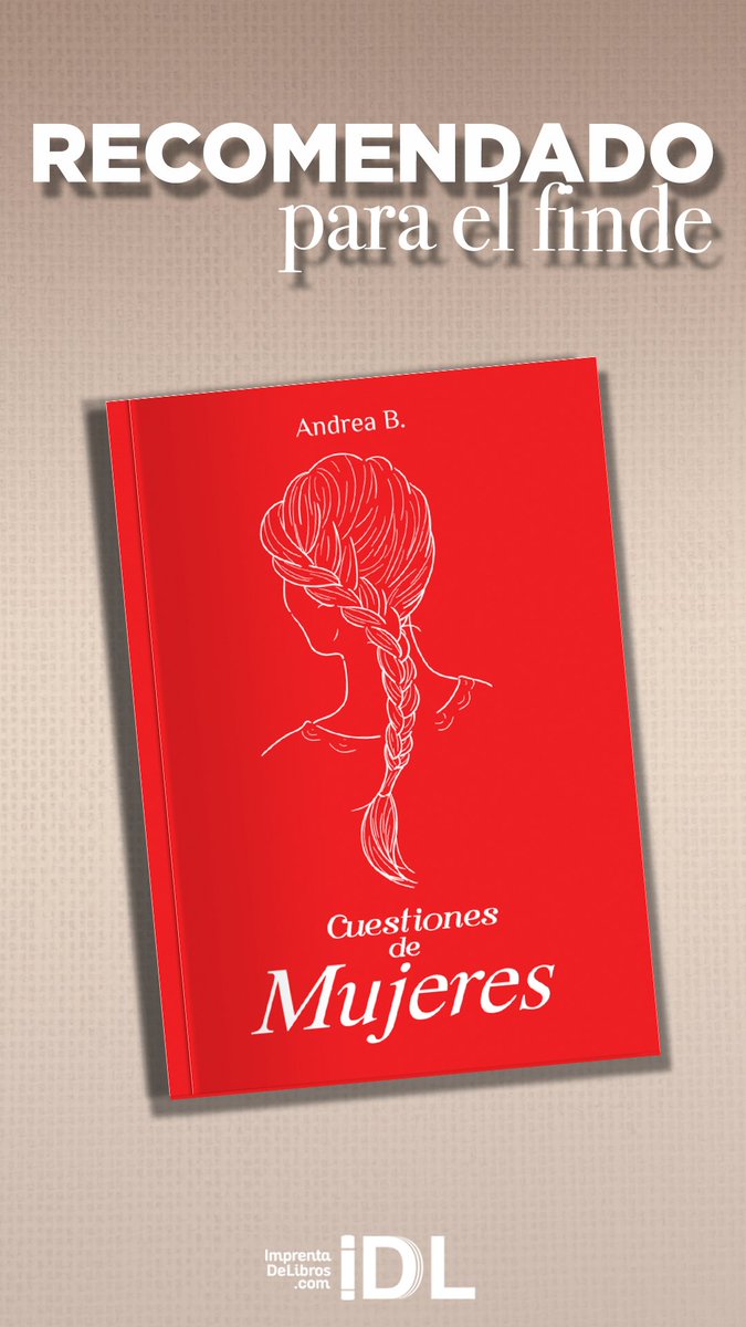 Escrito por una mujer solidaria, compañera, profesional, agradecida, dispuesta a aprender, que se elige por sobre todas las cosas, exitosa y feliz, compartimos con todas ustedes historias de 'mujeres increíbles'. 

📍imprentadelibros.com/compra-online/…