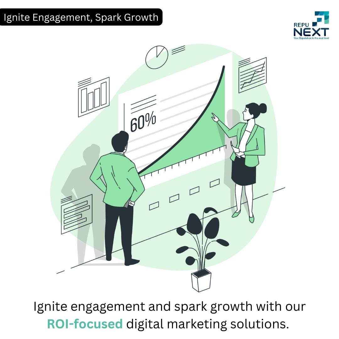 RepuNext's tweet image. Ignite meaningful engagement and fuel exponential growth with our results-oriented, ROI-focused digital marketing solutions. We blend creativity and data-driven strategies to empower your brand's journey to success in the digital realm.
#EngageAndGrow #DigitalMarketingExcellence