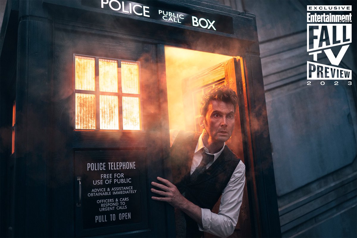 DiscussingFilm's tweet image. New look at David Tennant in ‘DOCTOR WHO’.

(Source: ew.com/tv/doctor-who-…)