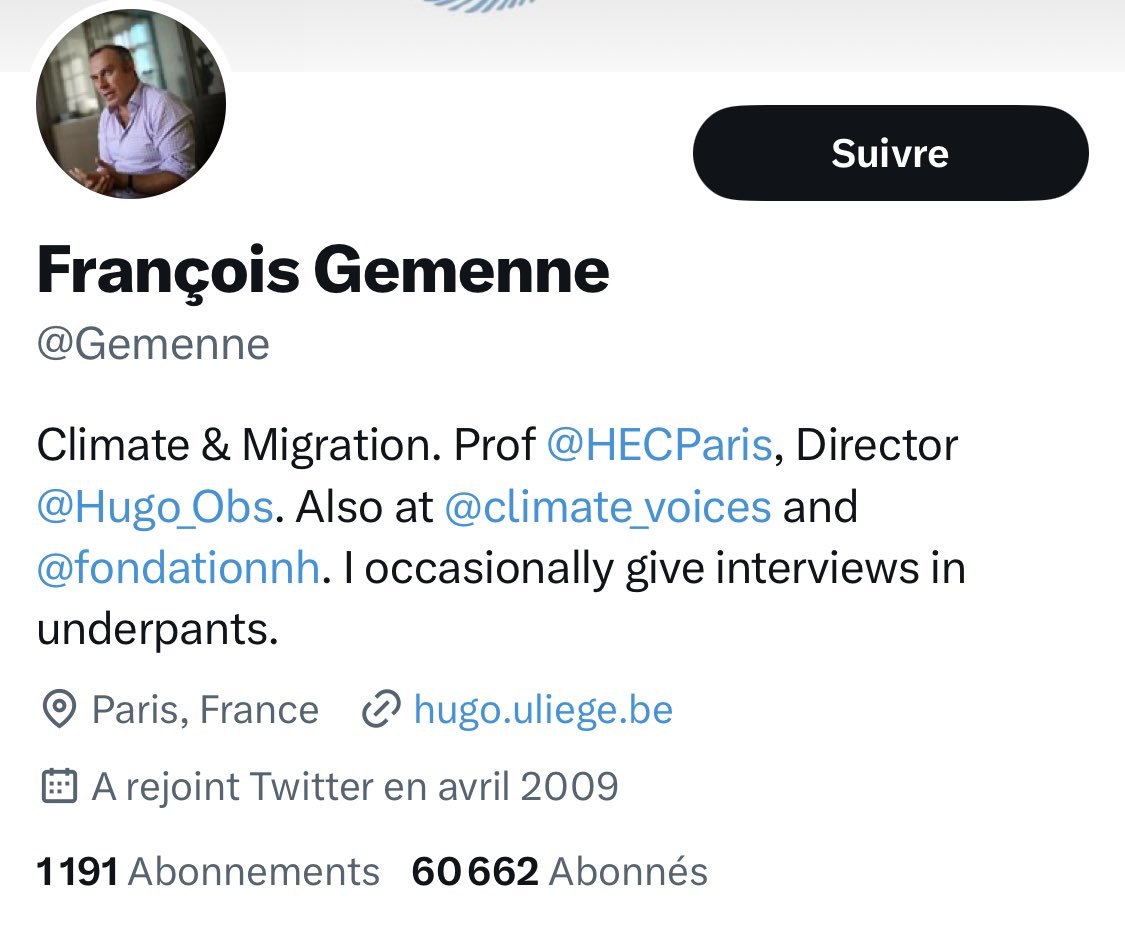 La meilleure bio  👍 <a href="/Gemenne/">François Gemenne</a>