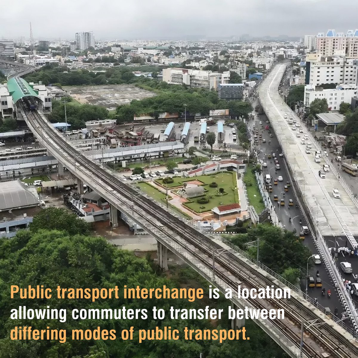 A-Z of Urban Design
I-Interchange, Public transport interchange is a location allowing commuters to transfer between differing modes of public transport.

#interchange #transport #transportdesign #modesoftransport #publictransport #urbandesign #designforall