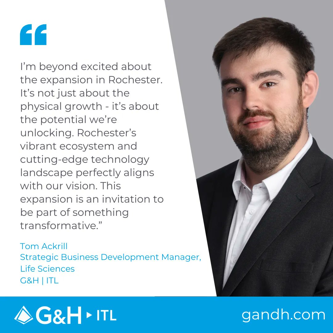 Meet Tom Ackrill 👋 

Passionate about innovation, Tom propels our life sciences business as Strategic Business Development Manager. 

Excited about Rochester's potential, he's forging connections and shaping the future on his upcoming US trip!

#LifeSciences #RochesterNY