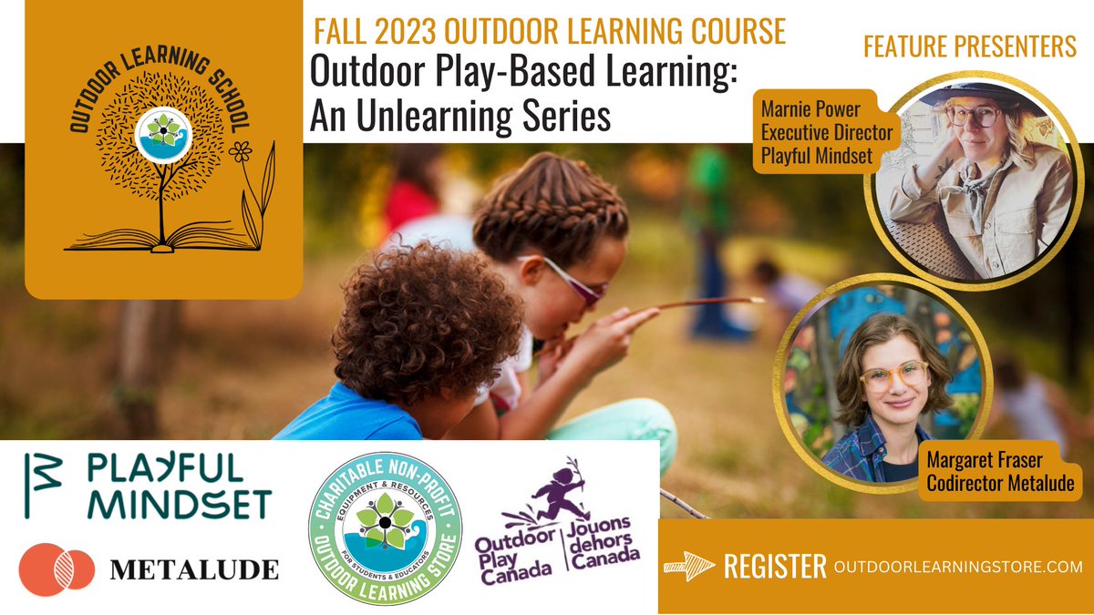 EnvironEdofIL's tweet photo. Join our friends at @TheOLStore  for this 6-part virtual series inviting educators &amp; play practitioners to wonder and uncover our assumptions and expectations for play in outdoor learning.

Register Now: https://t.co/PJk17RJ9rH

#playbasedlearning #ProfessionalDevelopment https://t.co/iTgUUTyvEu