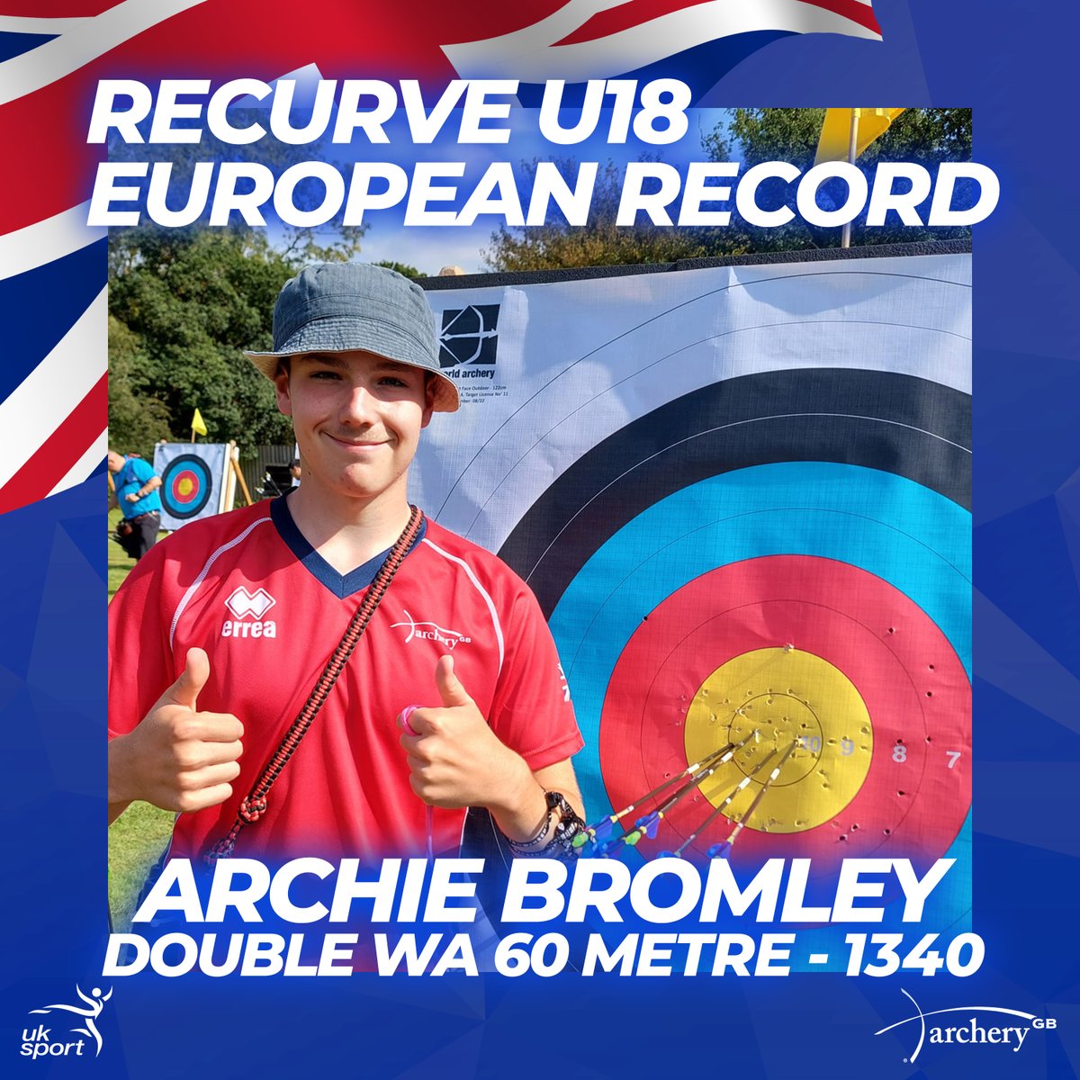 archerygb's tweet photo. Congratulations to Patience Wood and Archie Bromley on their European records shot at Meriden Archery Club this past weekend! 🤩 https://t.co/8sWboARDrA