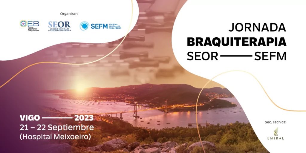 SEOR_ESP's tweet photo. Todavía podéis inscribiros en la Jornada de Braquiterapia SEOR-SEFM que se celebrará los días 21 y 22 de septiembre en Vigo. Os recordamos que el plazo de inscripción finaliza el 14 de septiembre:  https://t.co/KmX9NLpPTw https://t.co/z6vXF6swHj
