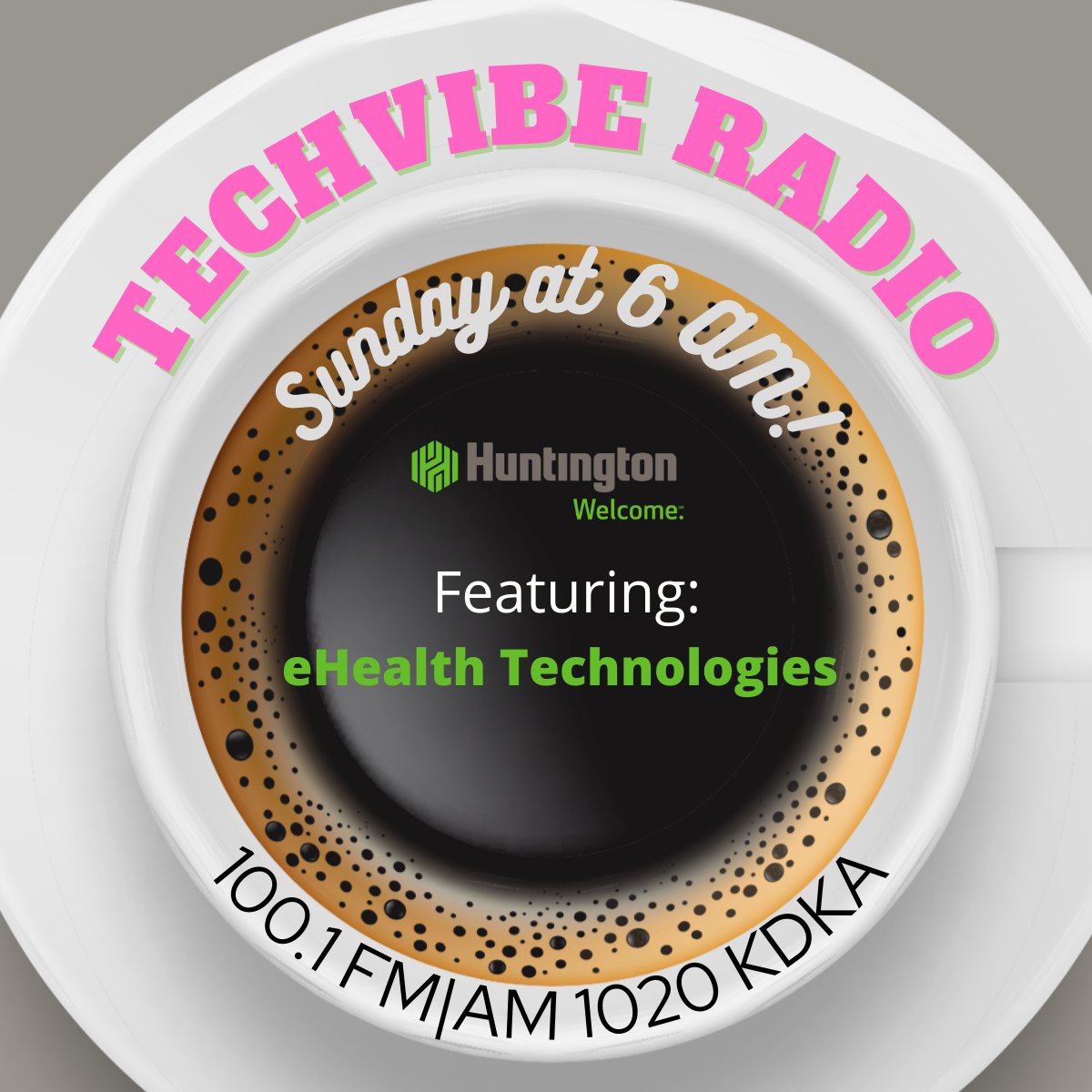 pghtech's tweet photo. Set your dial to 100.1 FM AM 1020 KDKA this Sunday at 6 AM as TechVibe Radio welcomes Sean Ways of @eHealthTec. Sean will discuss how eHealth Technologies has helped over 2 million patients receive prompt treatment for critical health needs. https://t.co/S2hVrd0hCU