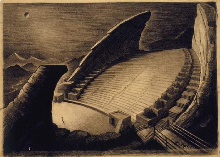 areasvellas's tweet photo. Hugh Ferriss’ lunar amphitheater...late 1950s
#architecture #arquitectura #drawing #HughFerriss #Ferriss
https://t.co/S6rCNXnZts https://t.co/3LZsMFwcdN