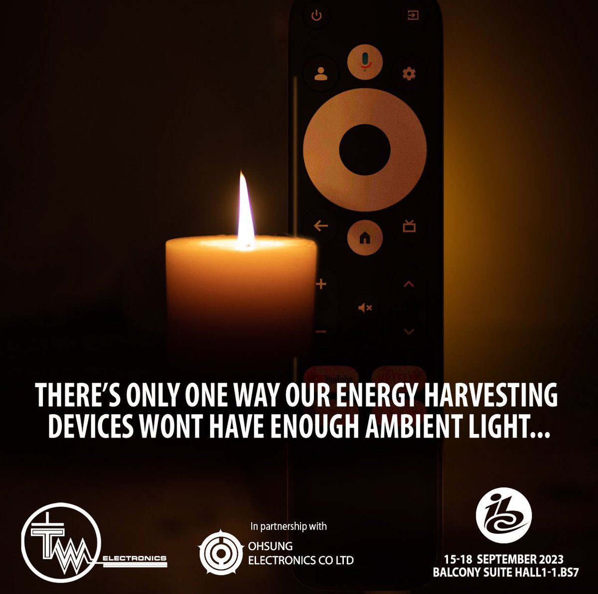 In all cases,(except a power cut!) our energy harvesting devices capture,store &amp; manage the power created from both natural &amp; indoor ambient light.Options include the latest Powerfoyle cell &amp; a unique bi-facial cell in development.Battery free is a viable alternative.#ibc2023