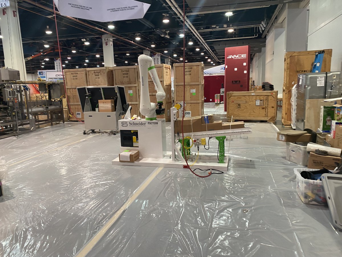 A lot of hard work going on behind the scenes at booth C-2223! It's all coming together to be one of our best shows yet.  #packexpo #packaging #manufacturing