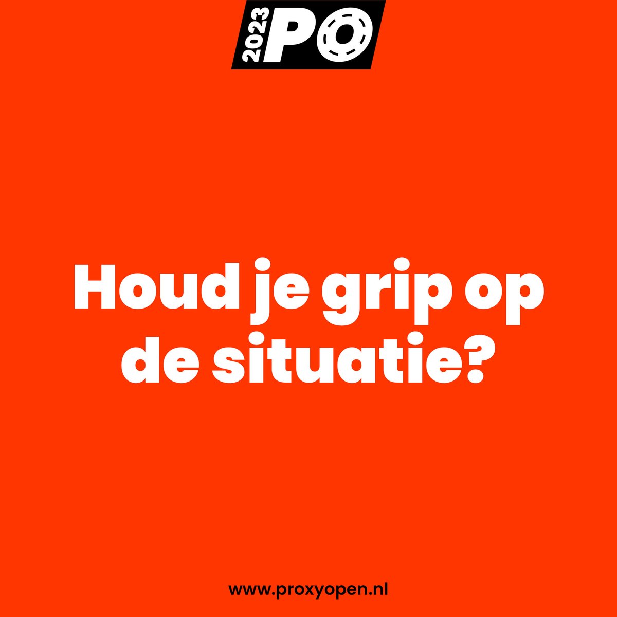 Met het weekend voor de deur, goed om jezelf de volgende vraag te stellen: houd je grip op de situatie? #itbeheer #managedservices 

proxyopen.nl