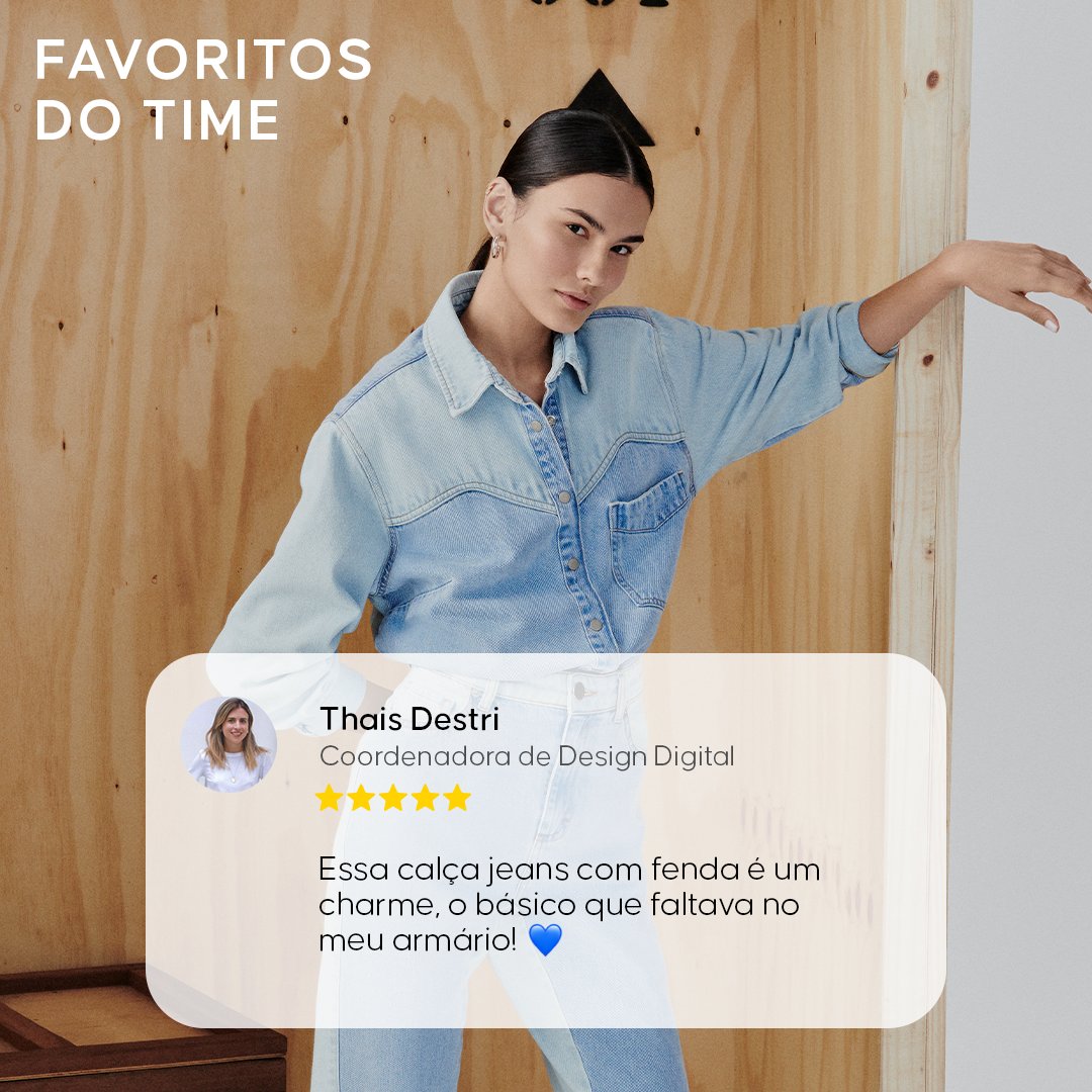 Hering_Oficial's tweet photo. Os maiores influenciadores dessa rede: #TimeHering 😆😜
Vem ver as escolhas da coleção #JeansHering ✨
👀
Bermuda Jeans: https://t.co/WPYl035tNA
Calça com fenda: https://t.co/L2gAlrYLIT https://t.co/8ZLCkVLrZy