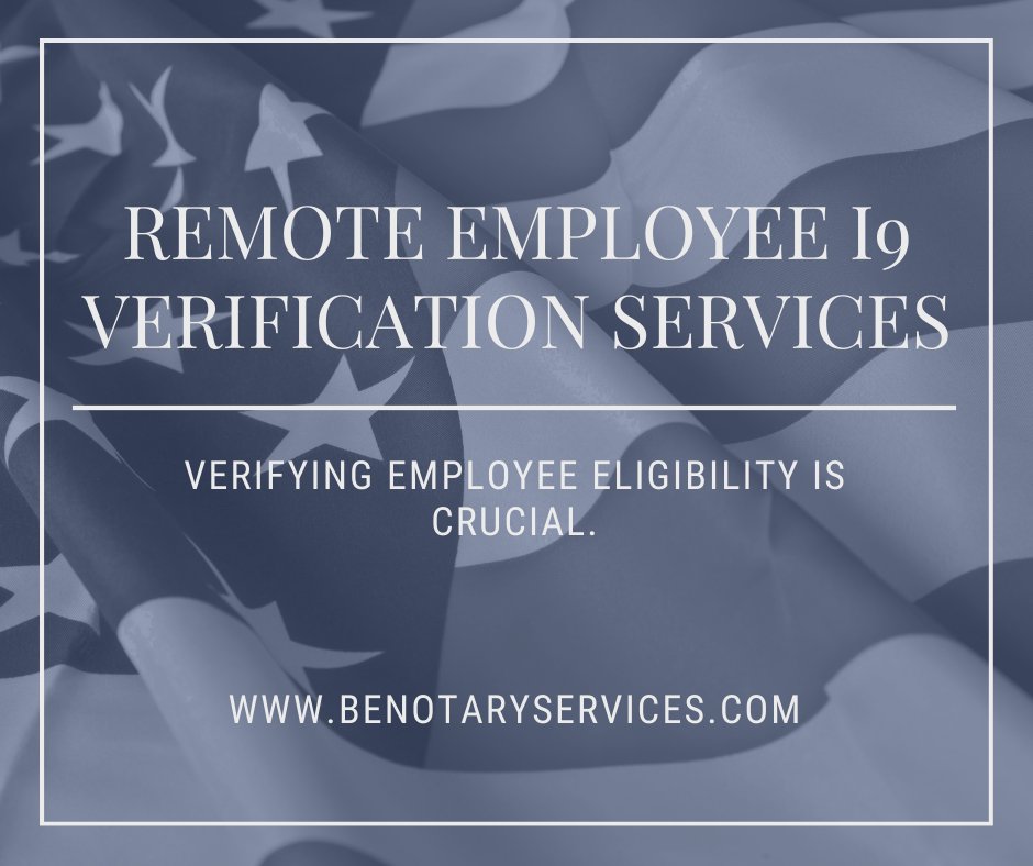 belisenotary's tweet image. 🔍 Verifying employee eligibility is crucial. Our I9 verification services assist your business in maintaining compliance and a reliable workforce. #I9Verification #ComplianceMatters