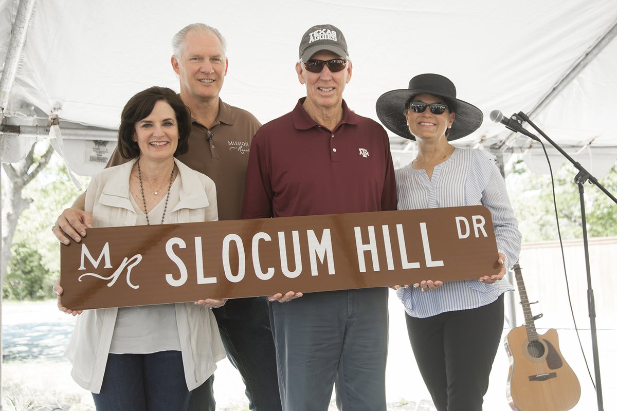 🏈 Legendary leadership on and off the field. Coach Slocum's impact at Texas A&amp;M is unforgettable. Did you know Slocum Hill points in the direction of <a href="/TAMU/">Texas A&M University</a>'s Kyle Field, just 5 minutes from our award winning community, Mission Ranch?