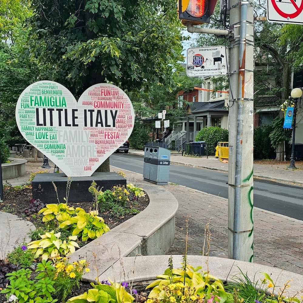 Whether you're craving delicious food, searching for the perfect shopping spot, or just want to unwind and relax, our vibrant neighborhood has it all. Come and experience the best of Little Italy 💚🤍❤️ 

#tolittleitaly #visitlittleitalytoronto⁠
