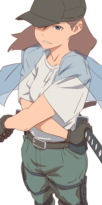 #映像研には手を出すな! のそのマチェットを強く握れ! のカタナこれも色わからん 