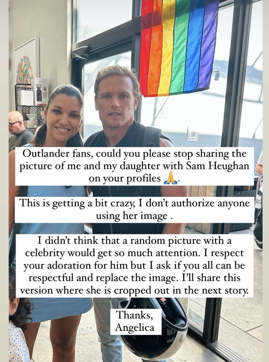 Folks, if you shared this photo, with her daughter visible, please delete your tweet.

Cheers.