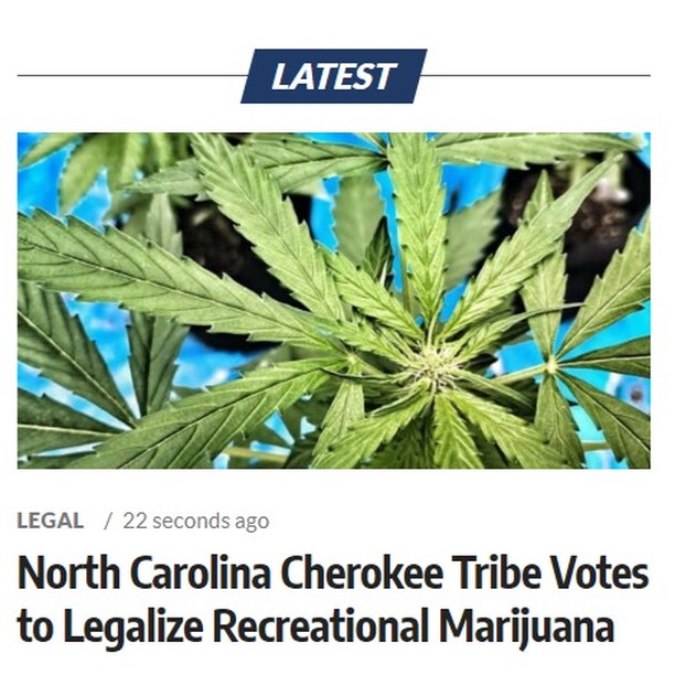 Republican Congressman, however, seeks to withhold highway funds from tribes permitting recreational cannabis.

globalcannabistimes.com/north-carolina…

#northcarolina #easternbandcherokee chuckedwards4nc