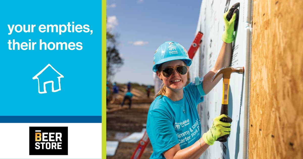 Habitat For Humanity Halton-Mississauga-Dufferin (@habitathmd) on Twitter photo Don't forget to donate your empties in support of affordable housing in Halton, Mississauga, and Dufferin!🏠💙
Visit your local participating <a href="/TheBeerStoreON/">The Beer Store</a> location to donate on behalf of the campaign. Learn more: habitat.ca/bottledrive
#BeerStore #thebeerstore #BottleDrive Don't forget to donate your empties in support of affordable housing in Halton, Mississauga, and Dufferin!🏠💙
Visit your local participating <a href="/TheBeerStoreON/">The Beer Store</a> location to donate on behalf of the campaign. Learn more: habitat.ca/bottledrive
#BeerStore #thebeerstore #BottleDrive