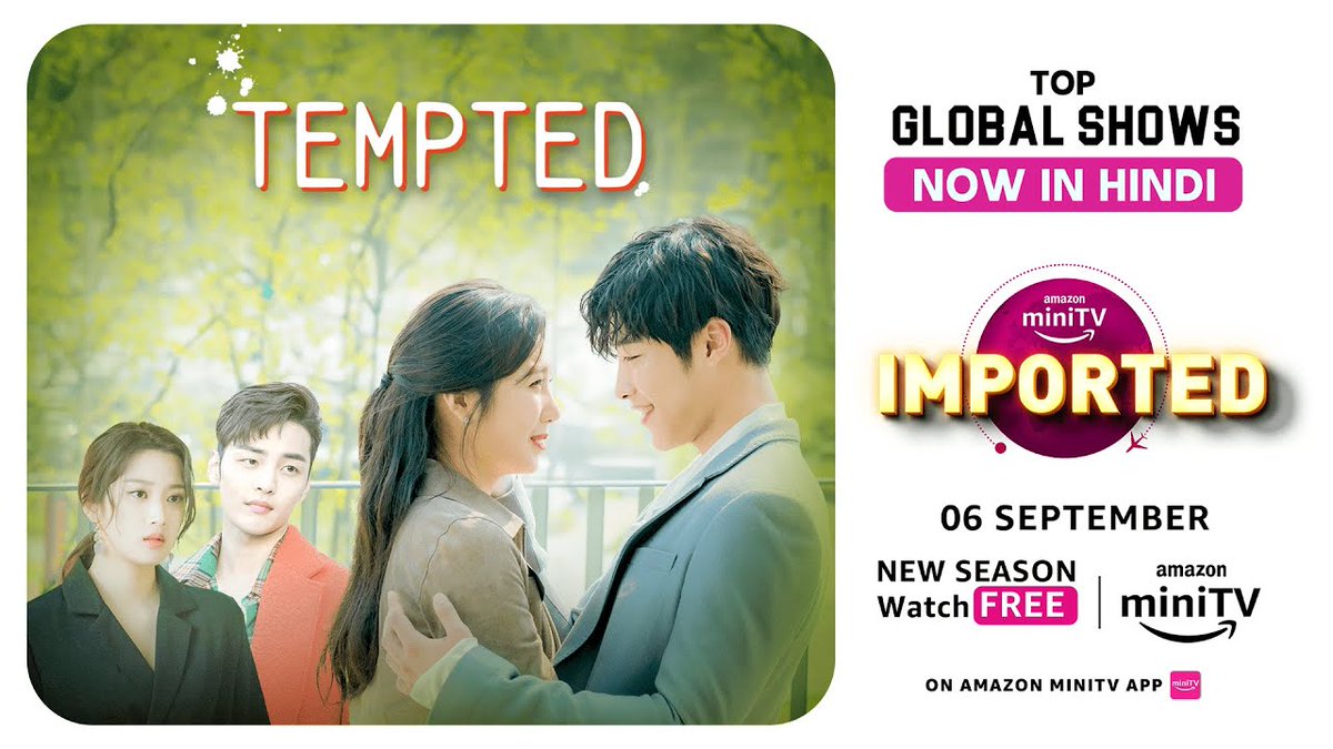 CinemaRareIN's tweet image. Love is just a game for Chaebol heir who agrees to a petty bet with his friends to seduce a college student - until he starts to fall for her.

Hindi dub of Korean drama #Tempted S1 (2018), now streaming on @amazonminiTV &amp;amp; @PrimeVideoIN.
