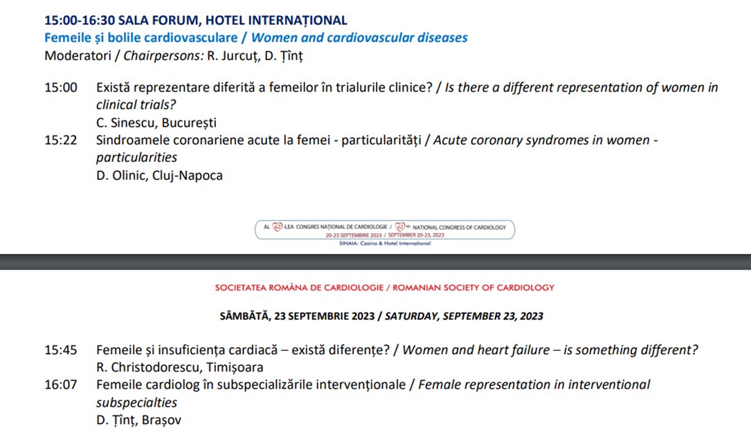 Ruxandra Jurcut (@rjurcut) on Twitter photo For the first time this year we discuss <a href="/SRCCardio/">Societatea Romana de Cardiologie</a> Congress about Women in Cardiology - for now still a mix of CVD in women and the place for women in the specialty. Thank you for all your inspiration <a href="/JGrapsa/">Julia Grapsa MD, PhD</a> <a href="/DrMarthaGulati/">Dr. Martha Gulati ♥️🫀❤️🩹🇨🇦</a> <a href="/iamritu/">Ritu Thamman MD</a> <a href="/WomenAs1/">Women As One</a>
Share if you care! For the first time this year we discuss <a href="/SRCCardio/">Societatea Romana de Cardiologie</a> Congress about Women in Cardiology - for now still a mix of CVD in women and the place for women in the specialty. Thank you for all your inspiration <a href="/JGrapsa/">Julia Grapsa MD, PhD</a> <a href="/DrMarthaGulati/">Dr. Martha Gulati ♥️🫀❤️🩹🇨🇦</a> <a href="/iamritu/">Ritu Thamman MD</a> <a href="/WomenAs1/">Women As One</a>
Share if you care!