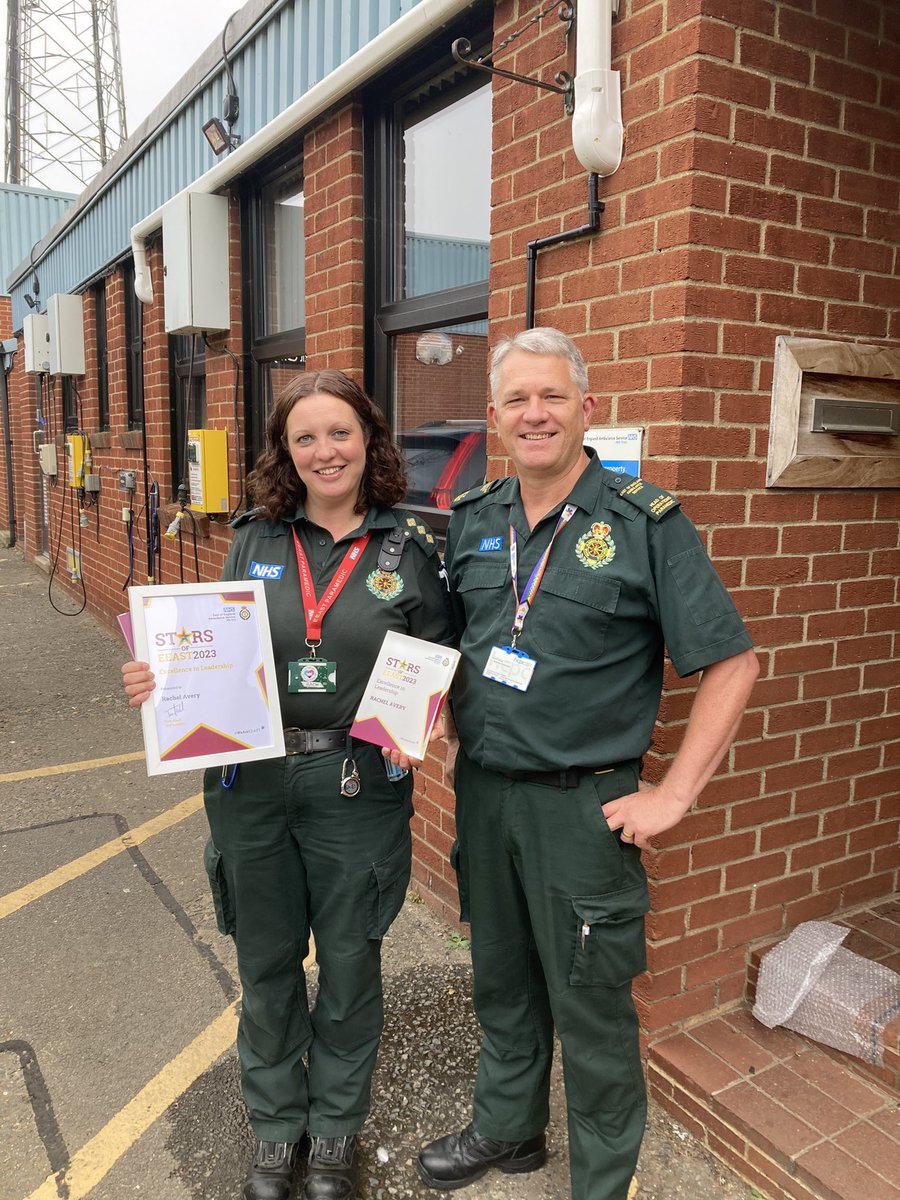 Terry Hicks (@eeast_thicks) on Twitter photo Had the pleasure of presenting Long Service award to Andy Stone and Excellence in Leadership award to Rachel Avery. Both are part of our LOM team at Huntingdon. They couldn’t make our <a href="/EastEnglandAmb/">EEAST Ambulance Service</a> #starsofeeast event recently. Well done both on your fantastic achievement 👏👏 Had the pleasure of presenting Long Service award to Andy Stone and Excellence in Leadership award to Rachel Avery. Both are part of our LOM team at Huntingdon. They couldn’t make our <a href="/EastEnglandAmb/">EEAST Ambulance Service</a> #starsofeeast event recently. Well done both on your fantastic achievement 👏👏