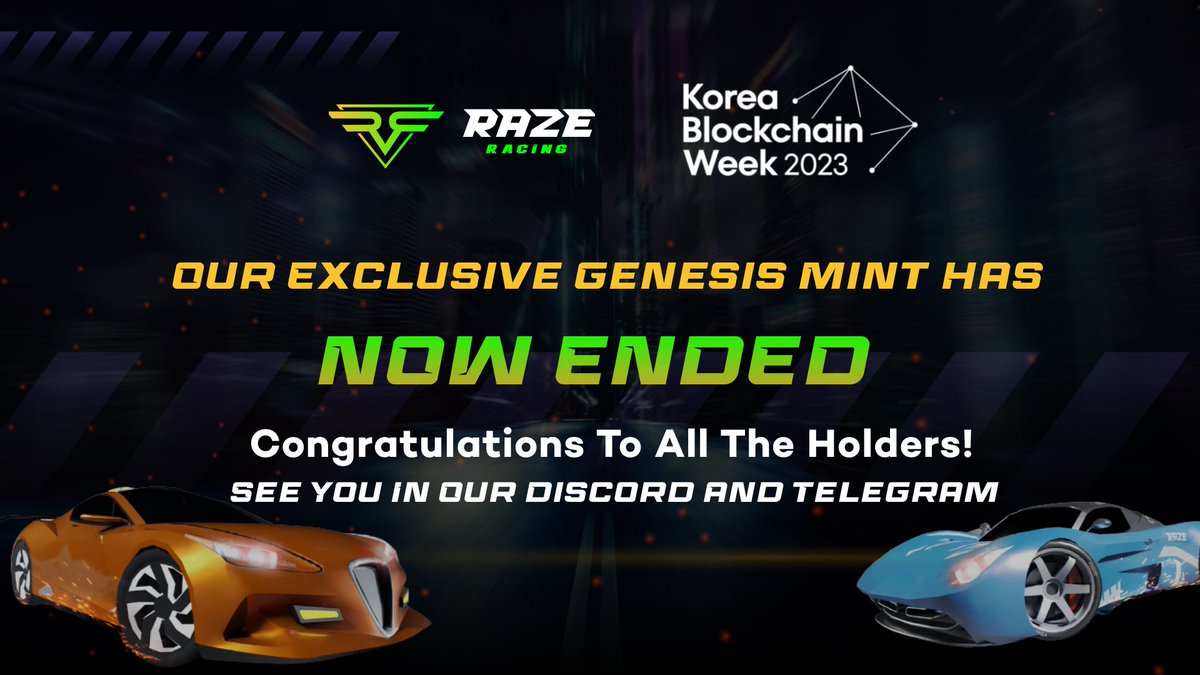 🔥 Wrapping up Korea Blockchain Week with a BANG!

🚀 8000+ New NFT Holders on <a href="/BNBCHAIN/">BNB Chain</a> &amp; @PolygonGaming

✅ Phase 1: SOLD OUT! 🎉
⚡️ Phase 2 is up next, and it's gonna be HUGE!

Catch us in Singapore between Sept 11-17 for our Roadshow. You won't want to miss this! 🇸🇬🚀
#NFT