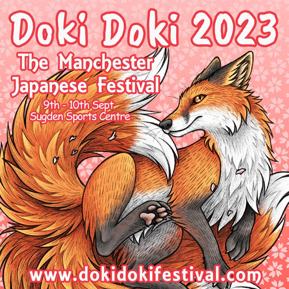 Brilliant design created for our festival by one of our artist guests, the talented Lyndsey Green. Visit the link or tag for more amazing art. 

instagram.com/lyndseyillustr… 

#dokidoki2023 #dokidokimanchester
