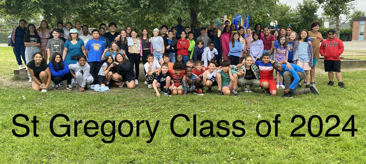 To our Class of 2024….. it’s going to be an AMAZING year! ⁦@StGregoryOCSB⁩ ⁦@carolineghaffa1⁩ #ocsbBeCommunity