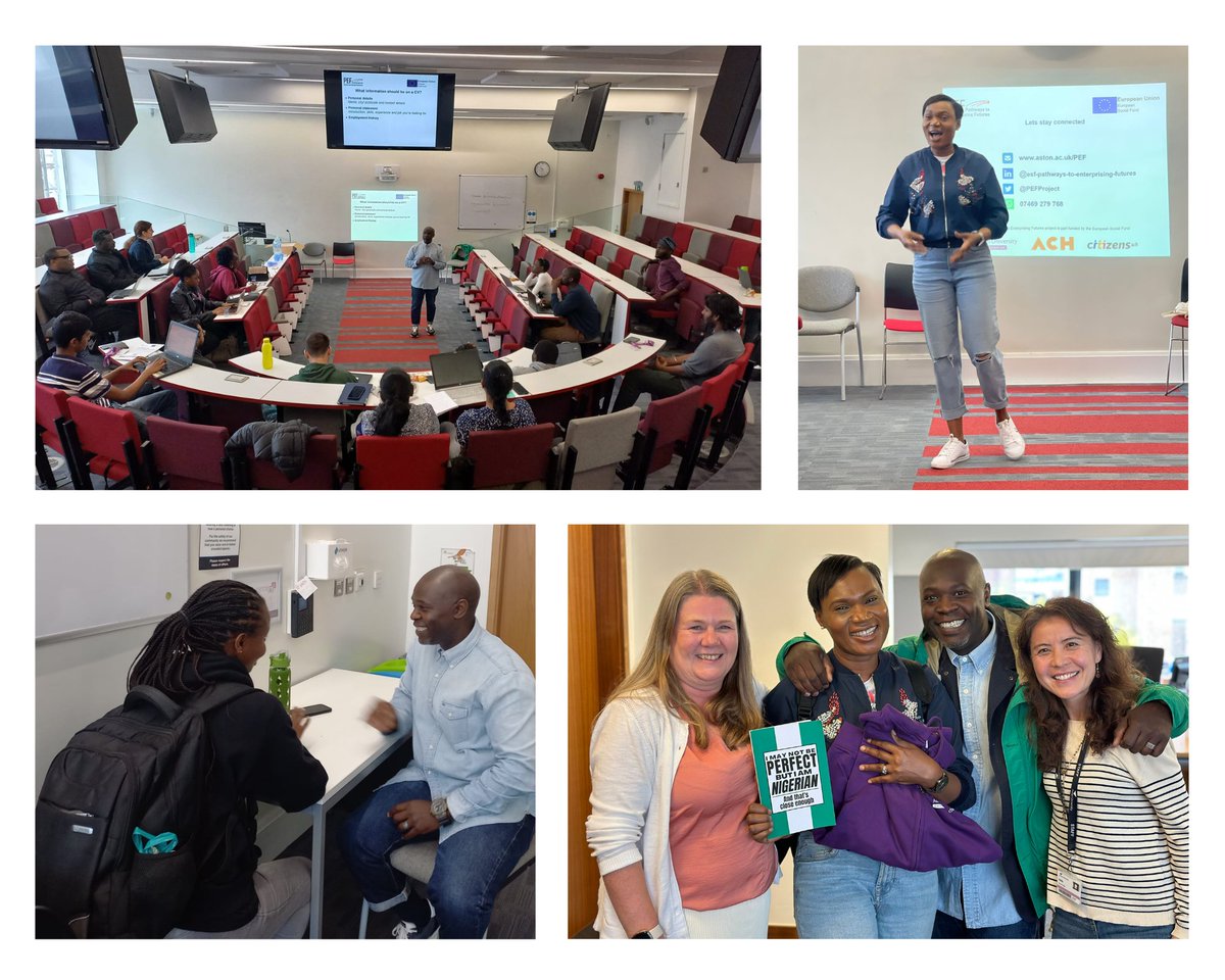 After the success of our careers workshop at <a href="/AstonUniversity/">Aston University</a>, we will be hosting more job clubs for unemployed individuals living in Birmingham or Solihull.

Stay tuned for upcoming sessions this September!
#CareerBoost #InternationalStudents #UKJobs #PEFproject #JobClubs