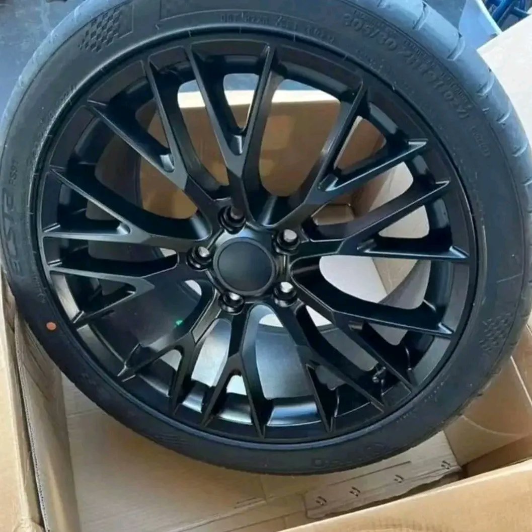 ObsPart's tweet image. Satin black C7 Z06 style Corvette wheel/Tire/Tpms 2005-2013 C6 base/ Z51 18/19, new in box never mounted. $1500
Available for pickup and shipping