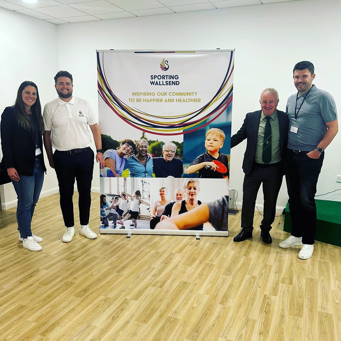Yesterday was a very special day for our partner @WallsendBoysFC as they opened their brand new community hub! Our trustees Kay & Graeme were honoured to be there for the ribbon cutting. ✂️ This is a really exciting chapter and we can’t wait to see the space come to life. ⭐️
