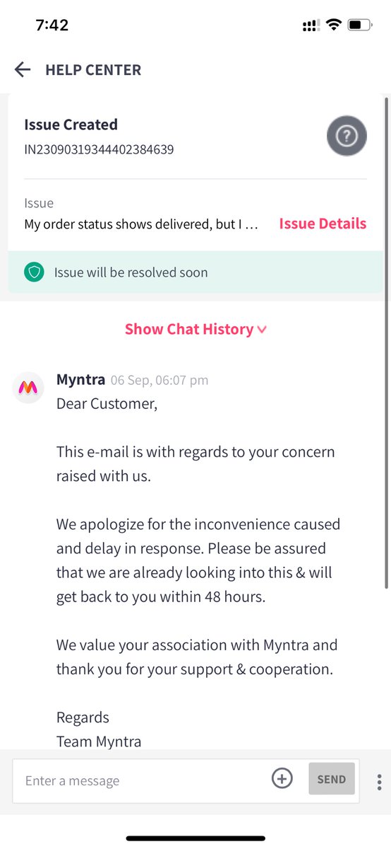 ManiKhanna007's tweet photo. @MyntraSupport  @myntra thanks for not delivering my order &amp; stil marking it delivered. thanks for not solving my issue even after multiple calls please keep the money with yourself as a pocket money from me. will prefer only @amazonIN and offline shopping going frwrd https://t.co/sMa8EBHiPE