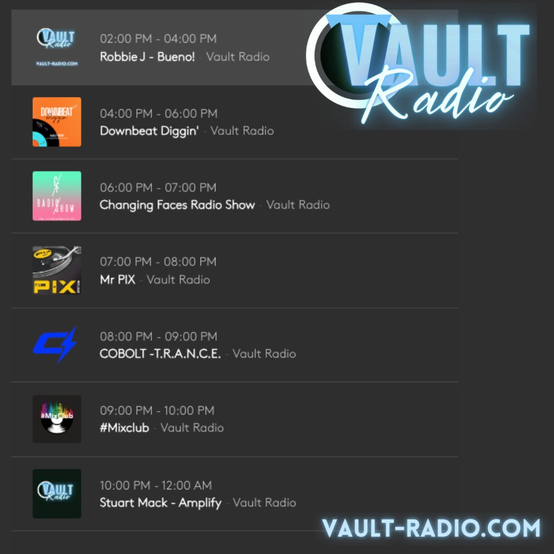 Vibes for a scorcher >>> vault-radio.com