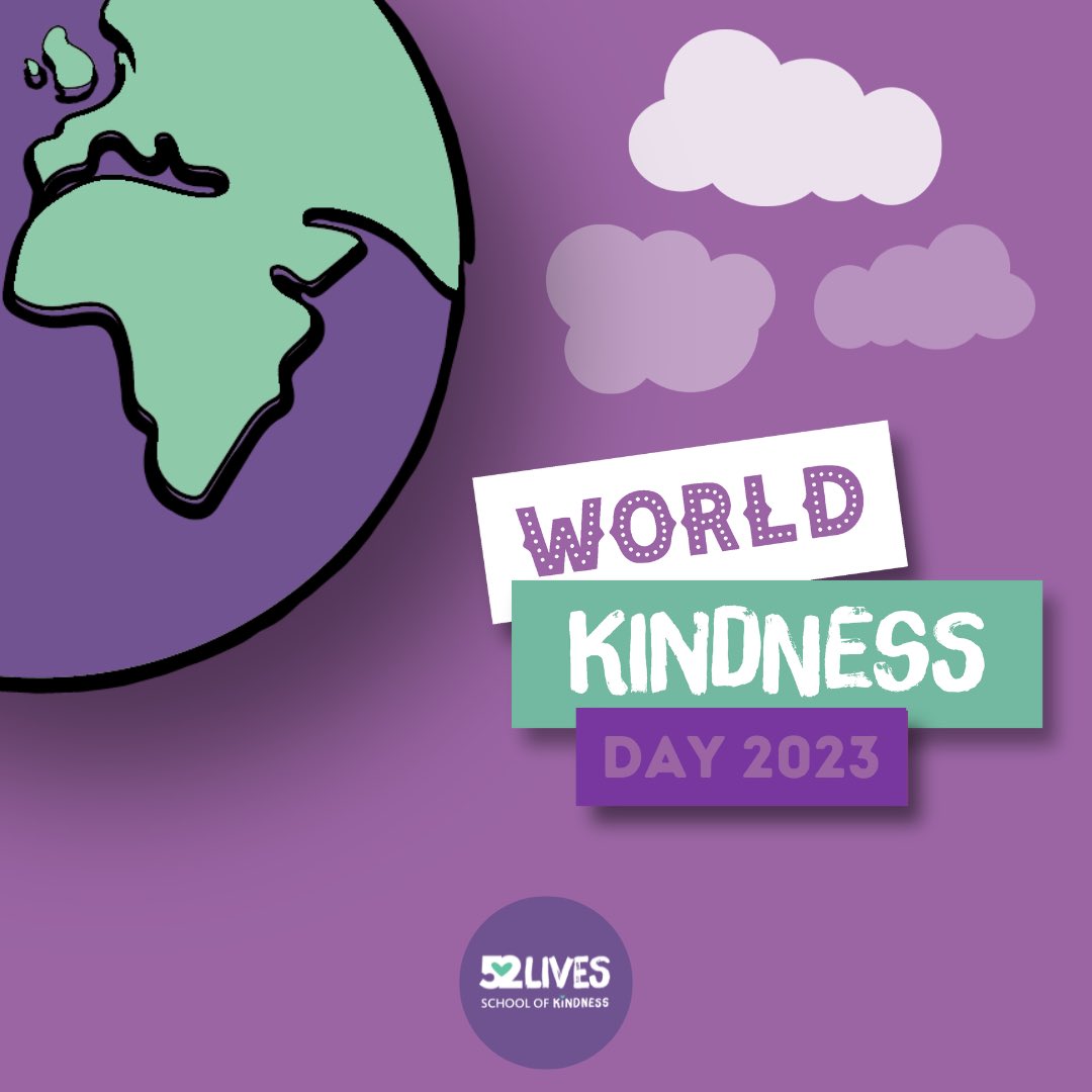 Booking is now open for our #WorldKindnessDay virtual assemblies! The assemblies take place on Monday 13th November – the perfect way to kick-off #AntiBullyingWeek.
We also have a free World Kindness Day activity pack. 
Find out more and book at schoolofkindness.org/world-kindness…