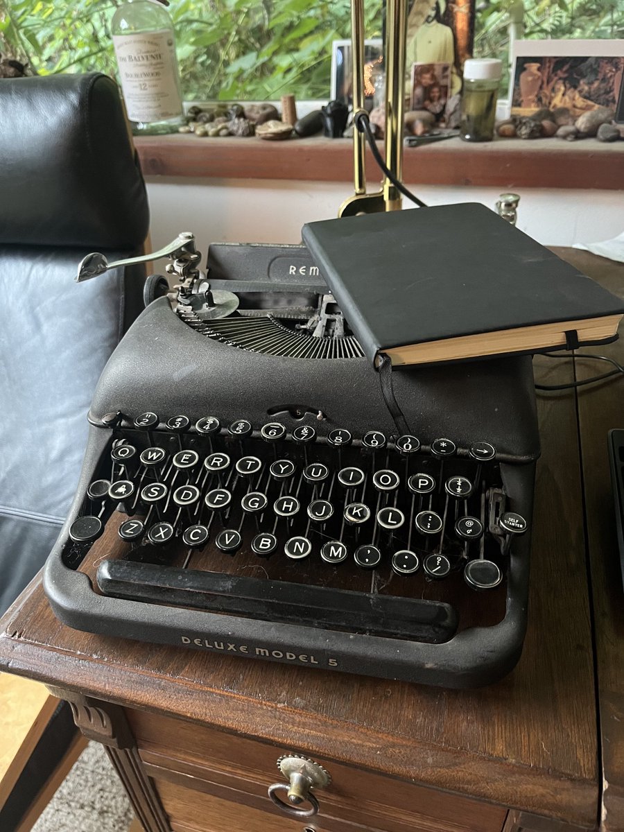 In a world of endless “content” and screen-exhaustion, the humble notebook and typewriter remain practical and powerful tools for the writer. There are better ways to edit, but there are no better ways to write.

Embrace the draft. Glory in real ink.