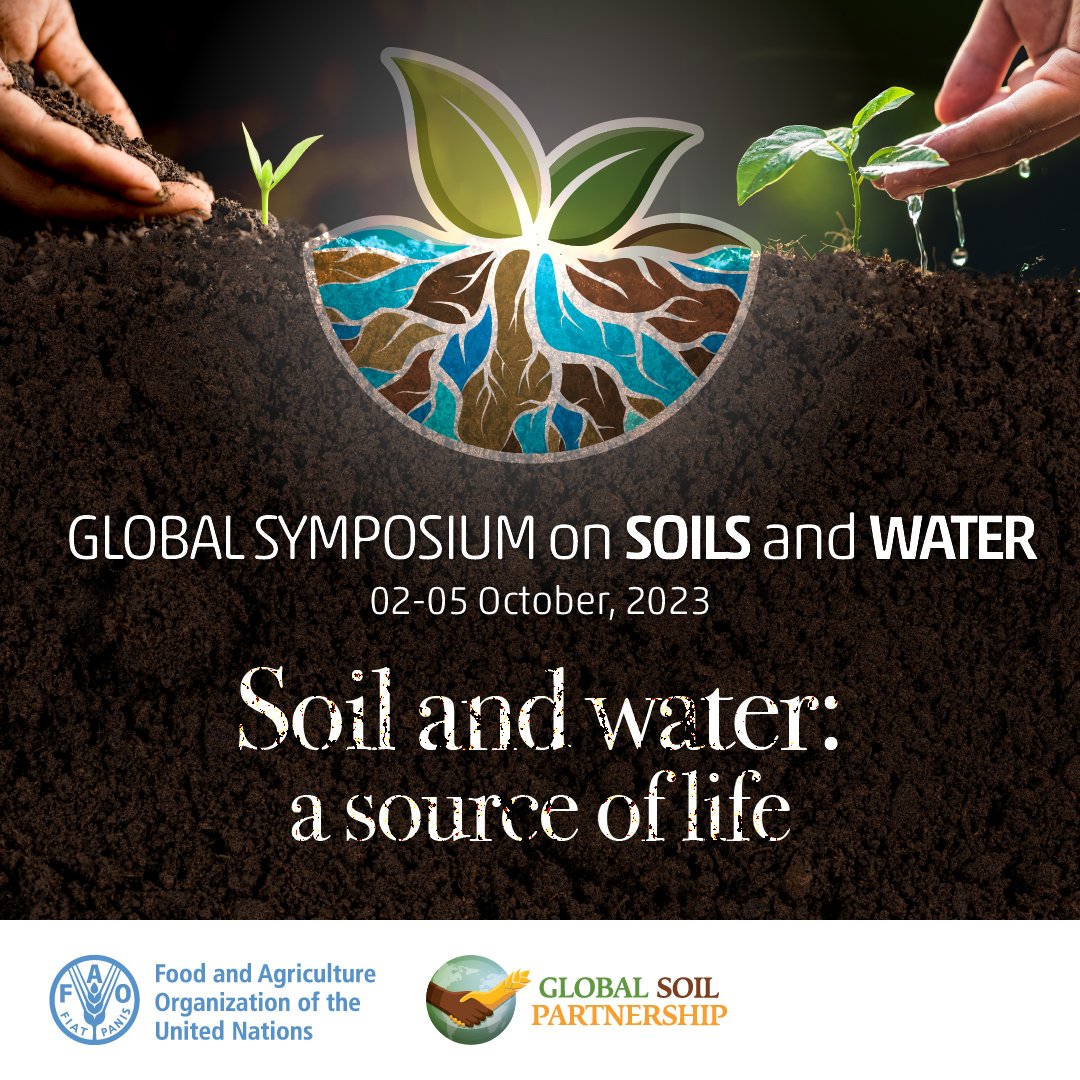 FAO Land, Soil and Water (@faolandwater) on Twitter photo Join us at #GSOWA23 to explore the vital link  between #SoilandWater for resilient #agrifood systems! Uncover knowledge gaps, sustainable practices & tools for a greener 🌍
Let's create waves of change 🤝!
👉🏿Website: tiny.cc/6vsavz
👉🏿Register: tiny.cc/7vsavz Join us at #GSOWA23 to explore the vital link  between #SoilandWater for resilient #agrifood systems! Uncover knowledge gaps, sustainable practices & tools for a greener 🌍
Let's create waves of change 🤝!
👉🏿Website: tiny.cc/6vsavz
👉🏿Register: tiny.cc/7vsavz