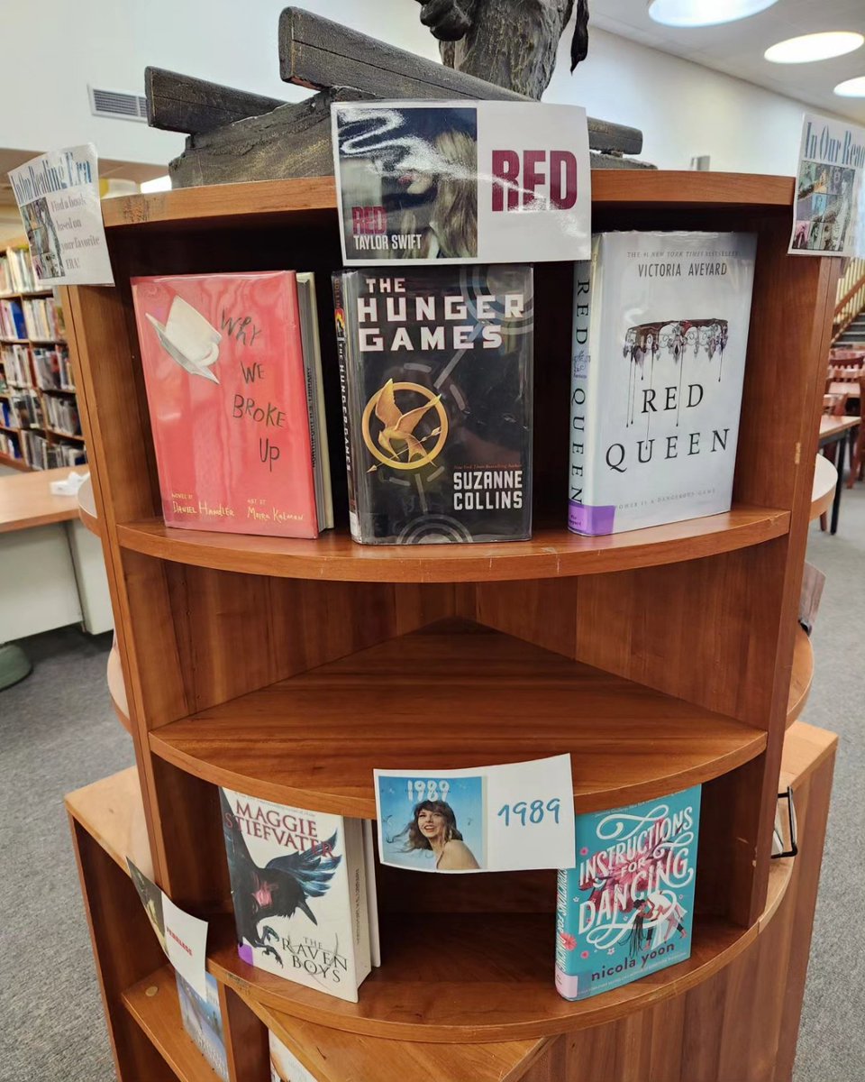 In our Reading Era! You don't have to be a Swiftie to enjoy these books! #nhsreads #readingera #Taylorsville