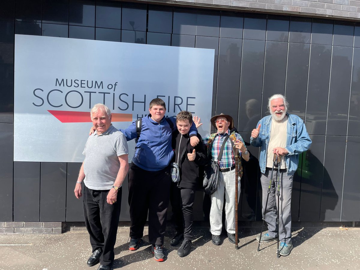 PilmenyDevProj's tweet photo. New Spin trip to Museum of Scottish Fire Heritage ๐
Thanks to Jim for all of his knowledge and history of the Edinburgh Fire Brigades!
Partnership with @CitadelYCLeith ๐
#intergenerationalpractice https://t.co/jgBD1wuUqC